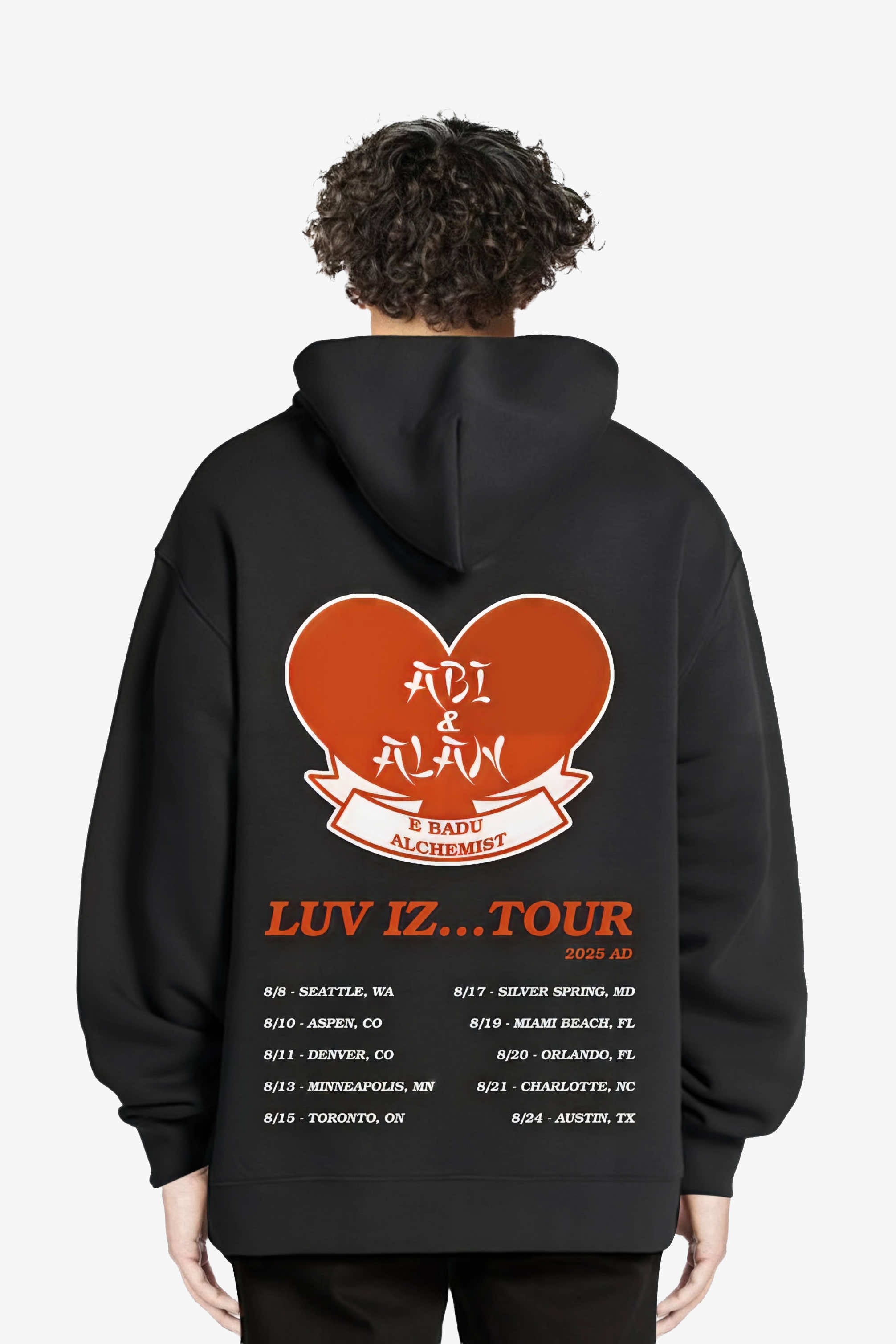Abi & Alan Tour Hoodie - Black – Badu World Market