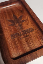 Wish A Ninja Wood Apple Trees Rolling Tray