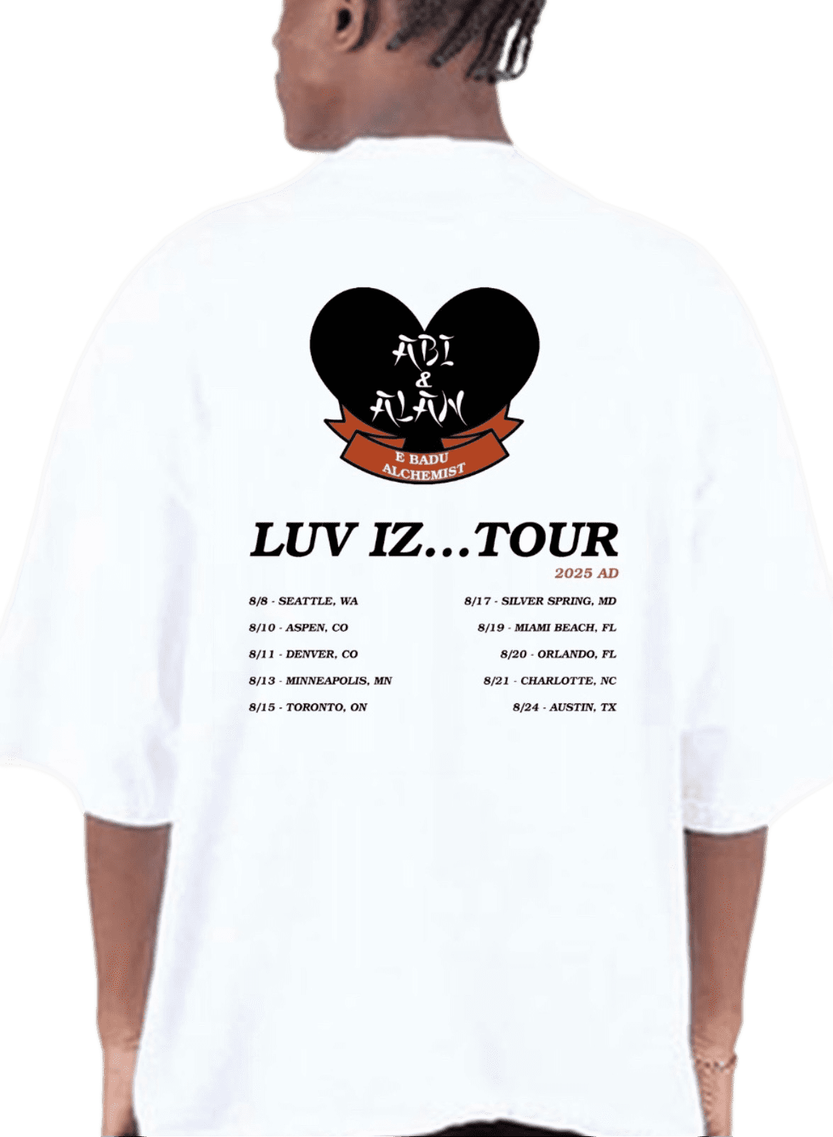 Abi & Alan Tee - White – Badu World Market