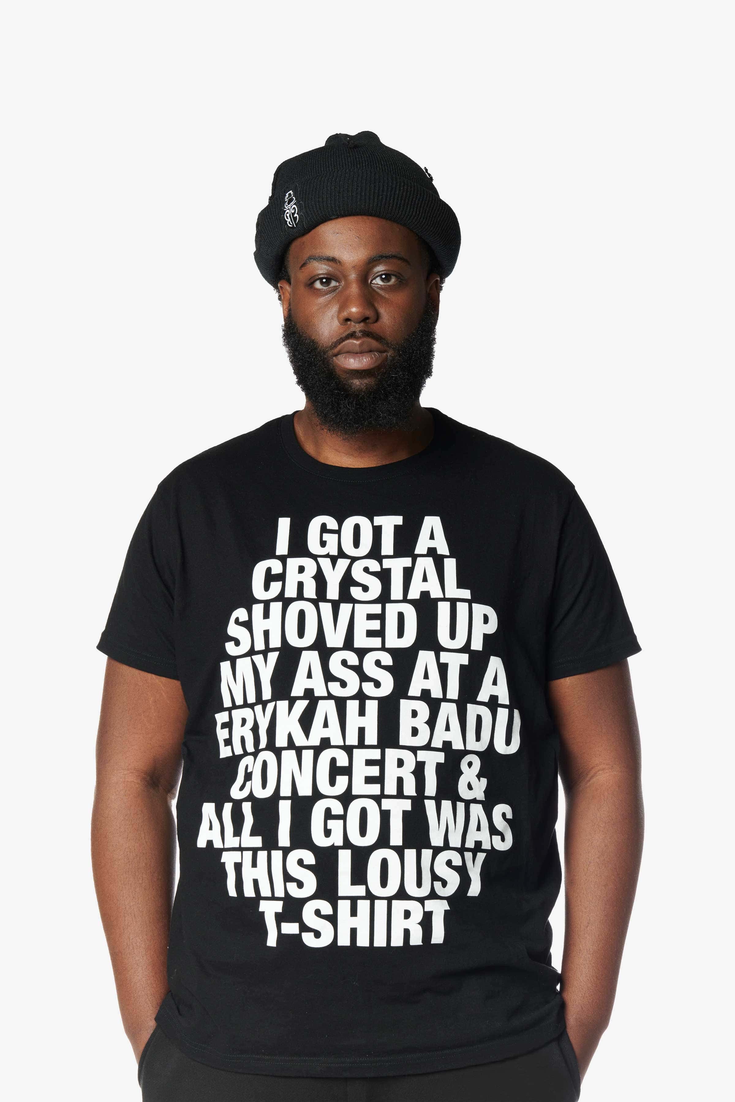 Badu x Market Diggin For Crystals Tee - Black – Badu World Market