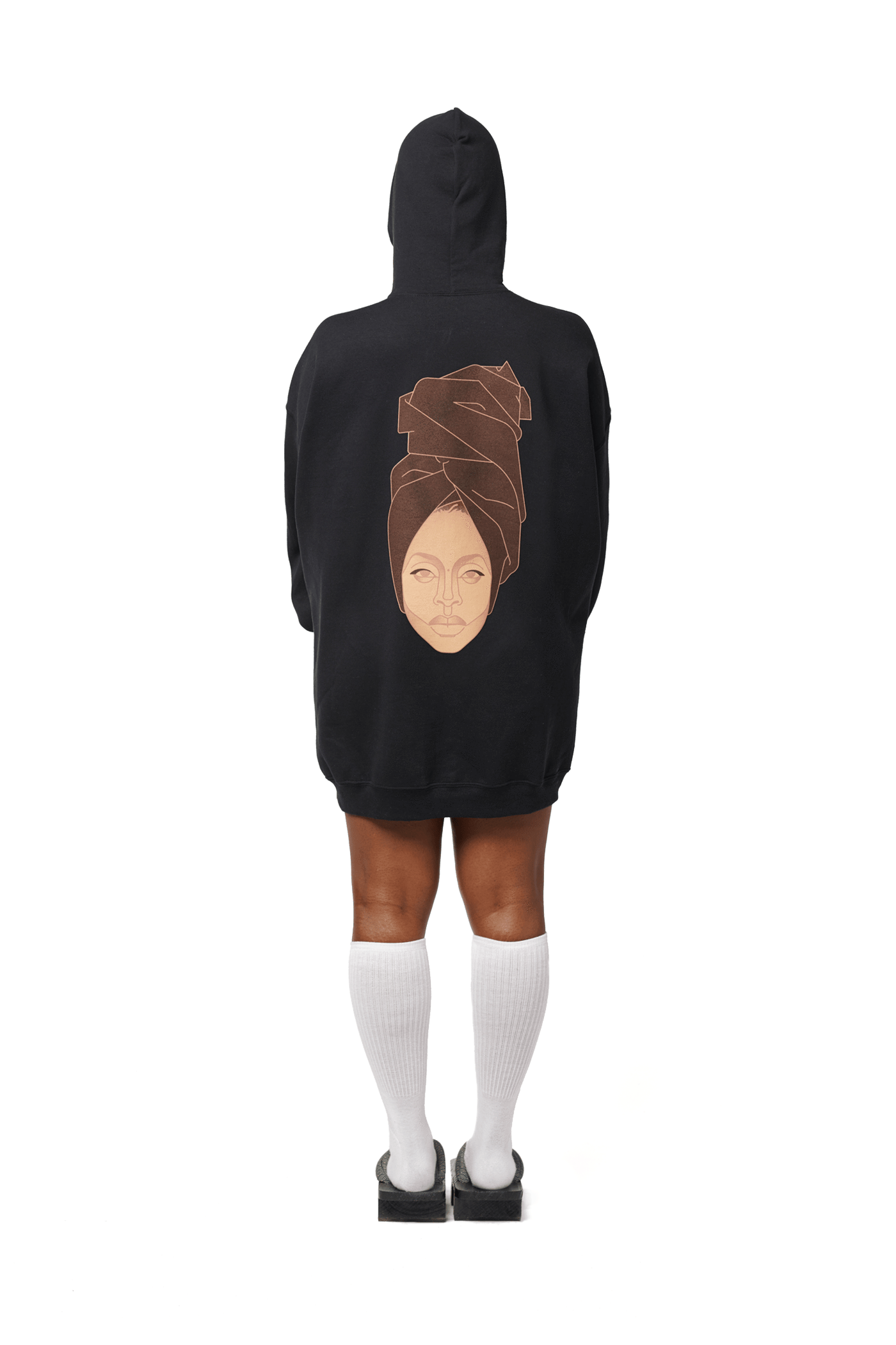 年末のプロモーション大特価！ - Hoodie Girl Analogue Headwrap 1997 Black Market World Badu – トップス