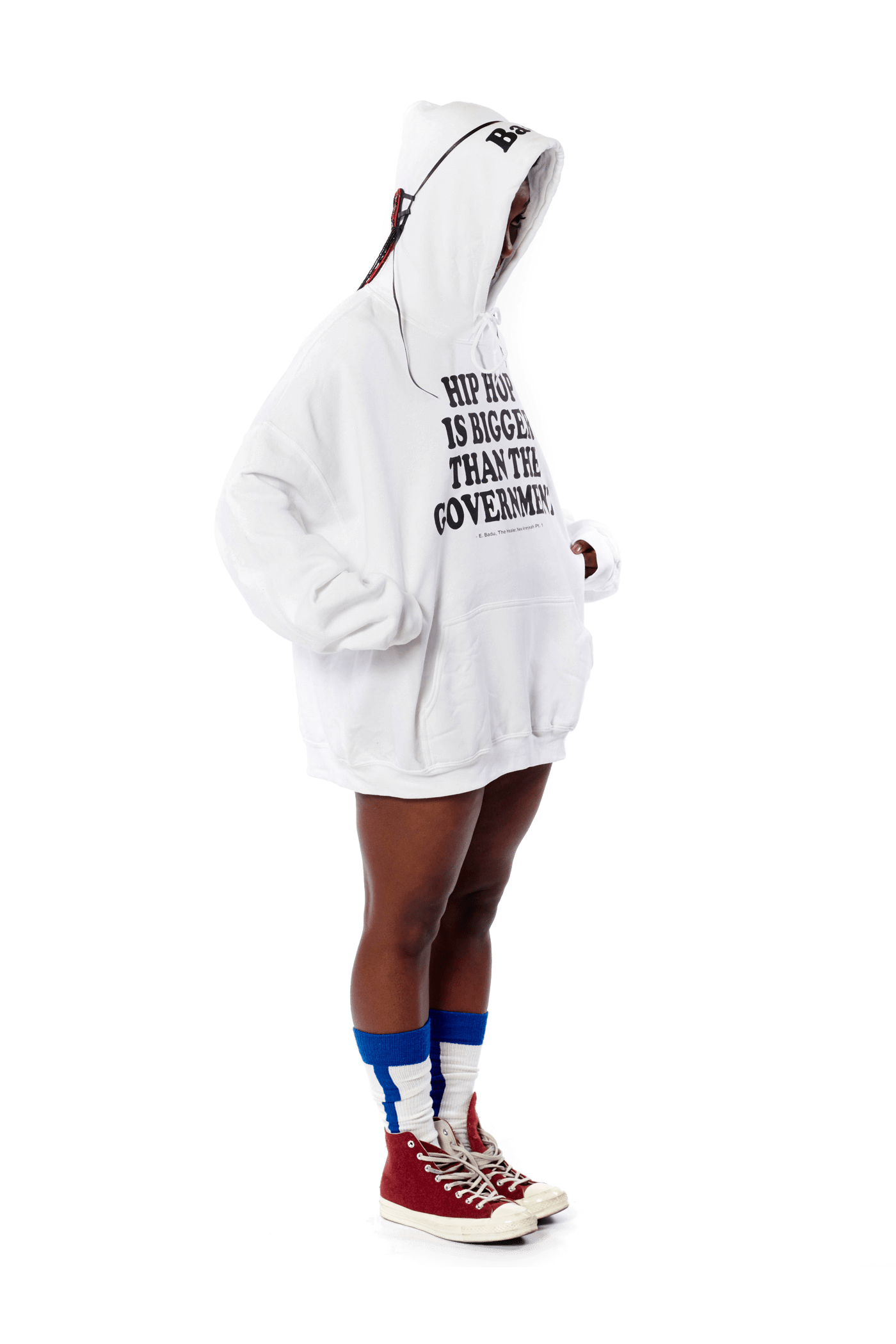 Hip Hop > Government Hoodie - White – Badu World Market