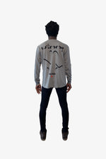 BWM x Nick Hakim Long Sleeve Tee - Grey