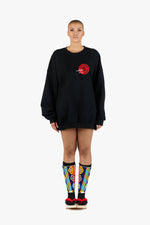 The Wild Tight Official After Party Crewneck - Black & Red