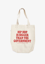 Hip Hop > Government Tote Bag - Natural & Red
