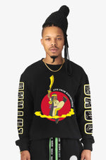 Badubotron Onna—Musha Tour Crewneck - Black