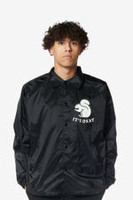 It's Okay Squirrel Coach's Jacket - Black