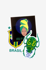 Badu in Brasil 2024 Sticker Pack