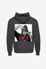 Badu Kanji Photo Hoodie - Dark Grey