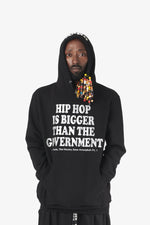 Hip Hop > Government Hoodie – 3M Reflective - Black