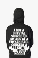 Badu x Market Diggin For Crystals Hoodie - Black