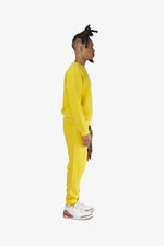 Badu World Market Sweat Suit Set - Sulphur Yellow