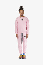 Badu World Market Sweat Suit Set - Pink