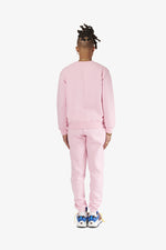 Badu World Market Sweat Suit Set - Pink