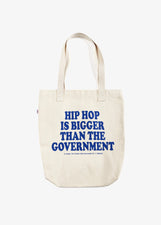 Hip Hop > Government Tote Bag - Natural & Blue